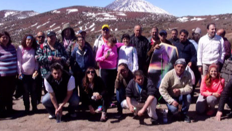 Colaboración con varias entidades, Visita al Teide
